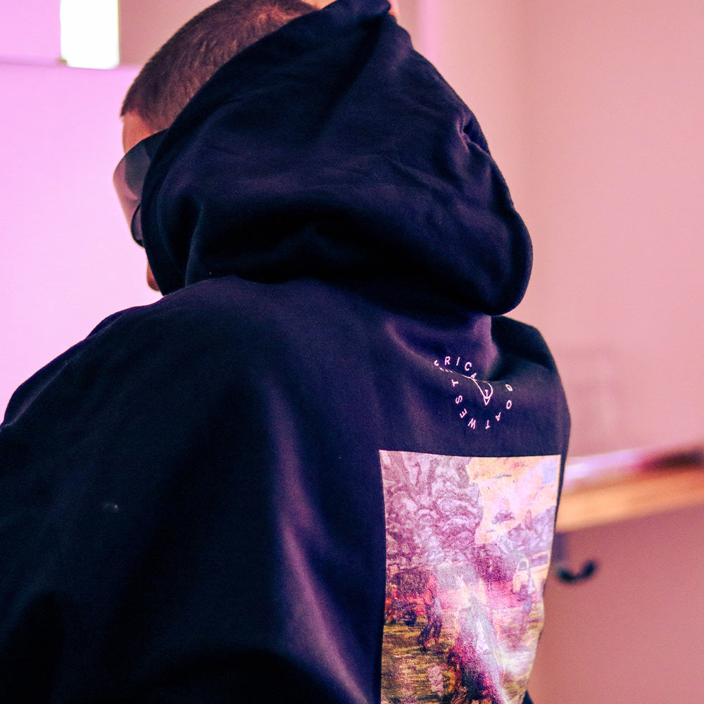 West African Goat Artwork Hoodie