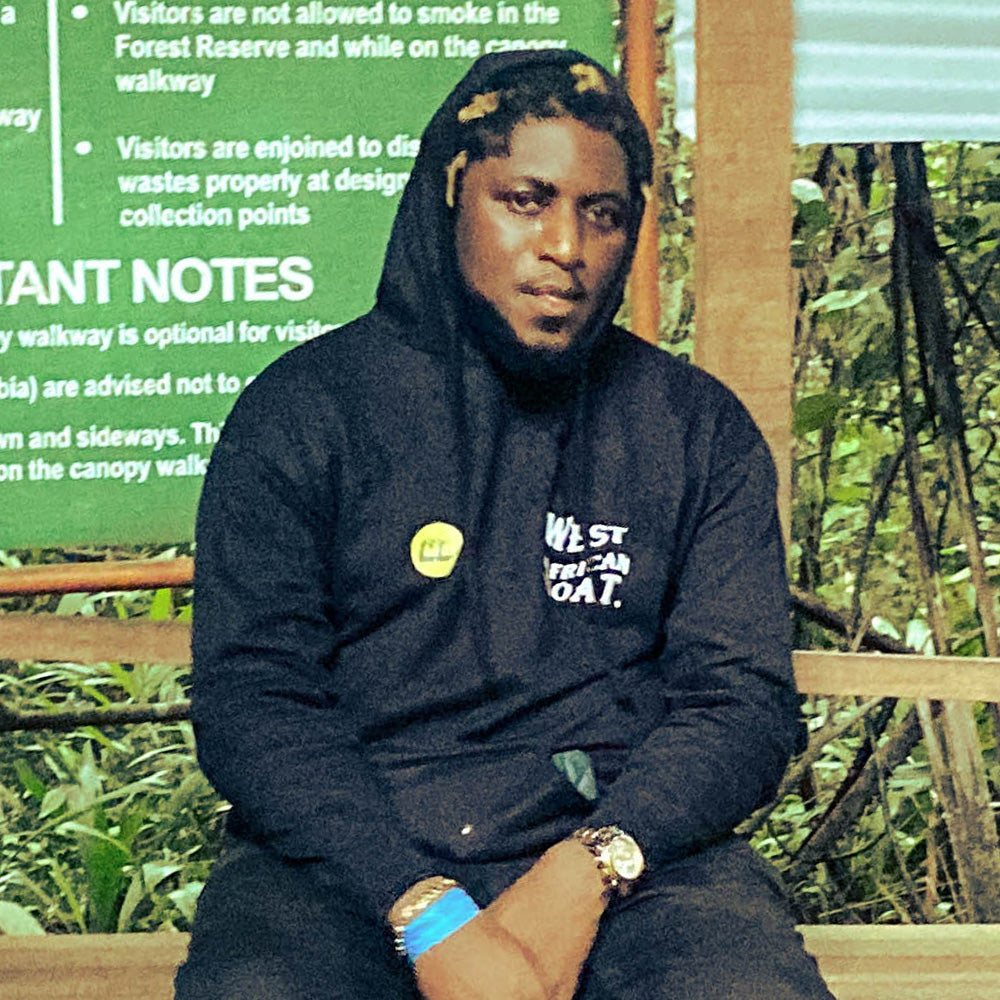West African Goat Artwork Hoodie